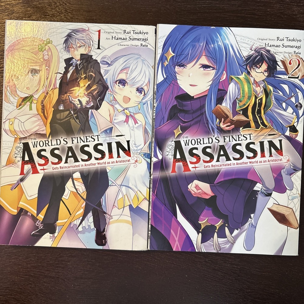 The World's Finest Assassin Gets Reincarnated Light Novel Volume 1-2 ENG , YEN